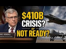 Inside the $410B Air Force & Space Force Budget Battle | F-35 & Drone Warfare Crises