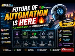 Future of Automation is HERE 🔥 Playwright MCP Architecture Explained