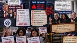 Trump administration asks the Supreme Court to restore the blocked SAVE voter-roll system
