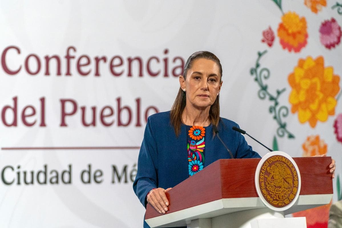 Popularidad de Claudia Sheinbaum en México toca mínimo por inseguridad