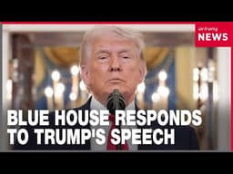 Blue House responds to U.S. President Donald Trump's speech on Iran
