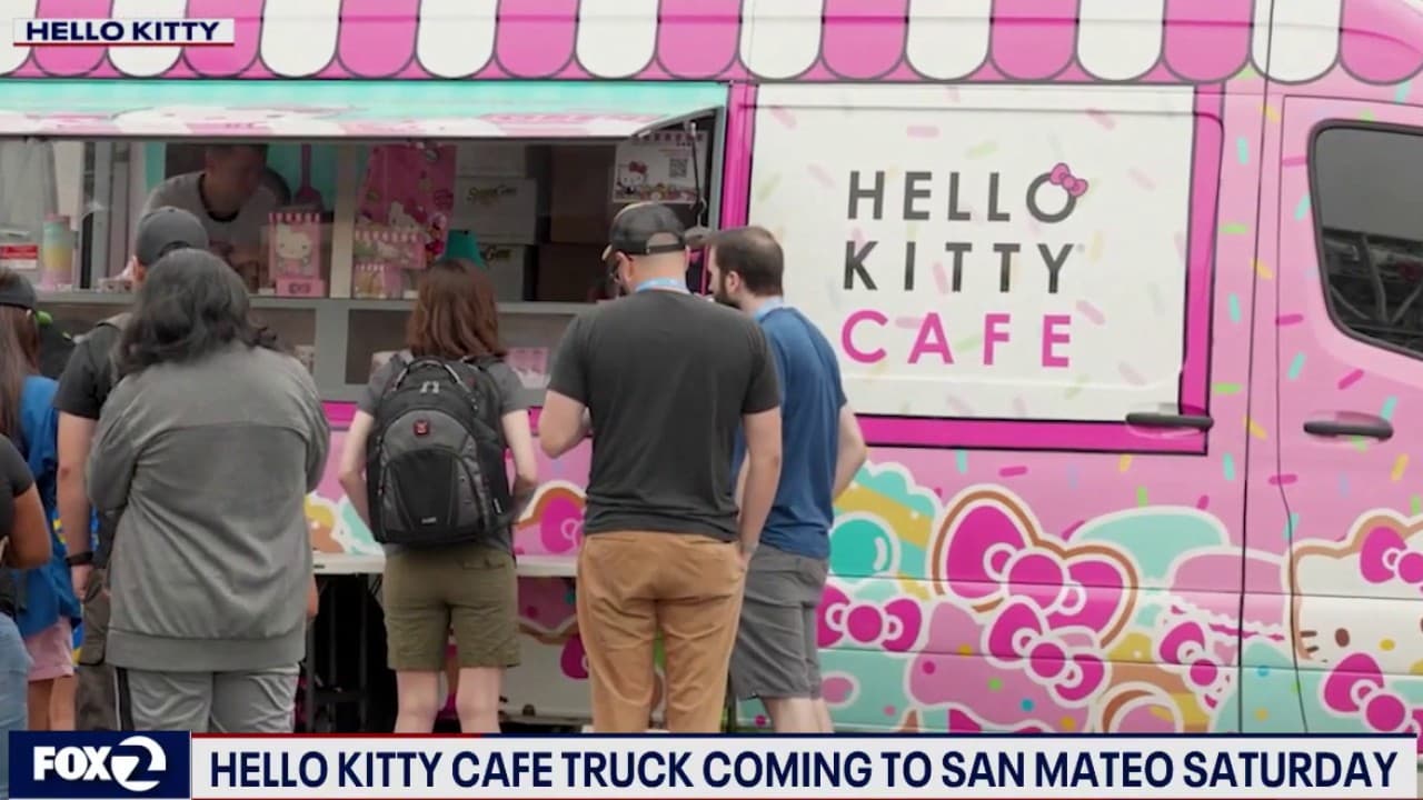 Bay Area Stop for Hello Kitty Cafe Truck