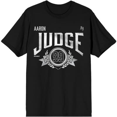 MLBPA Aaron Judge Distressed Name and Number Tee for Men