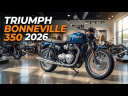 Triumph Bonneville 350 2026 Launched 😱 Retro King is Back with INSANE Power & Features!”