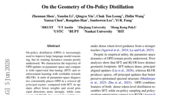 On the Geometry of On-Policy Distillation