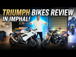 TRIUMPH DAYTONA 660, SPEEDMASTER, SPEED 400, SCRAMBLER 400, TRACKER 400 ALL ARRIVED AT IMPHAL!!!!