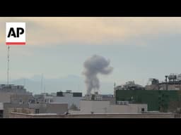 Smoke rises in Tehran following Israel and US strike in Iran