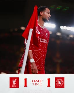 @LFC: Level at the break 👊 https://t.co/Ukexn0xrAa