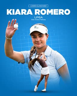 @LPGA: Kiara Romero has clinched her LPGA Tour card 🙌

She becomes the second person to secure her card thr...