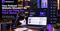 How to Turn Your Podcast Website Into a Growth Engine - MicNest