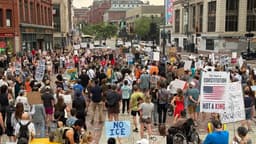 Killings rekindle anti-ICE protests, but Trump doubles down