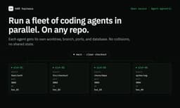 Open Source harness for multi-agent coding workflows