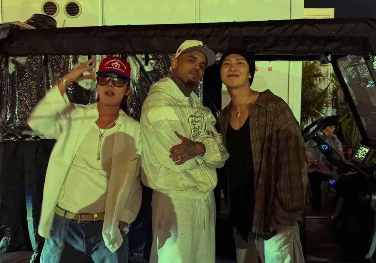 BTS RM Chris Brown Photo Controversy: Role Model ...