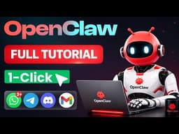 OpenClaw Full Tutorial for Beginners 🔥 | Build Your Own 24/7 AI Employee | One-Click Setup