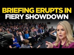 White House Briefing LIVE | Chaos at WH Briefing: Leavitt ERUPTS Over Explosive Question! | US News