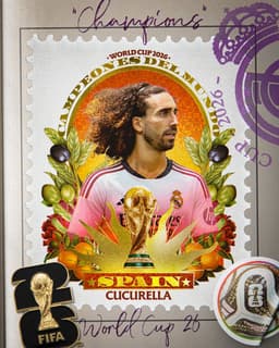 @realmadriden: 👏 CHAMPIONS! 👏
🇪🇸 1-0 🇦🇷
💪 @Cucurella3
🏆  FIFA World Cup 2026 https://t.co/Hfece1nOxa