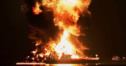 Ship Fire in Strait of Hormuz Escalates Fears of Wider Iran Conflict