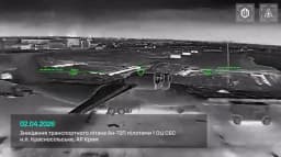 Ukrainian drones destroy Russian An-72 aircraft and heavy drone training base in Crimea | Ukrainska Pravda