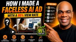 How I Made a Faceless AI Ad with a 95% View Rate