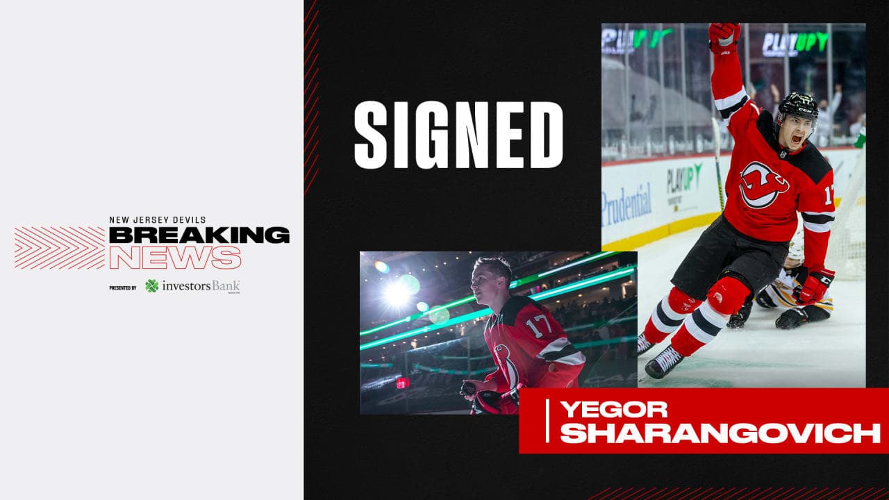 Yegor Sharangovich Re-Signs with Devils I RELEASE
