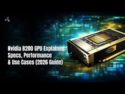 Nvidia B200 GPU Explained: Specs, Performance & Use Cases (2026 Guide)