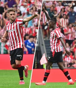 @LaLigaEN: 😱 TWO GOALS IN TWO MINUTES!

#AthleticAtleti https://t.co/q45Xby5ysI