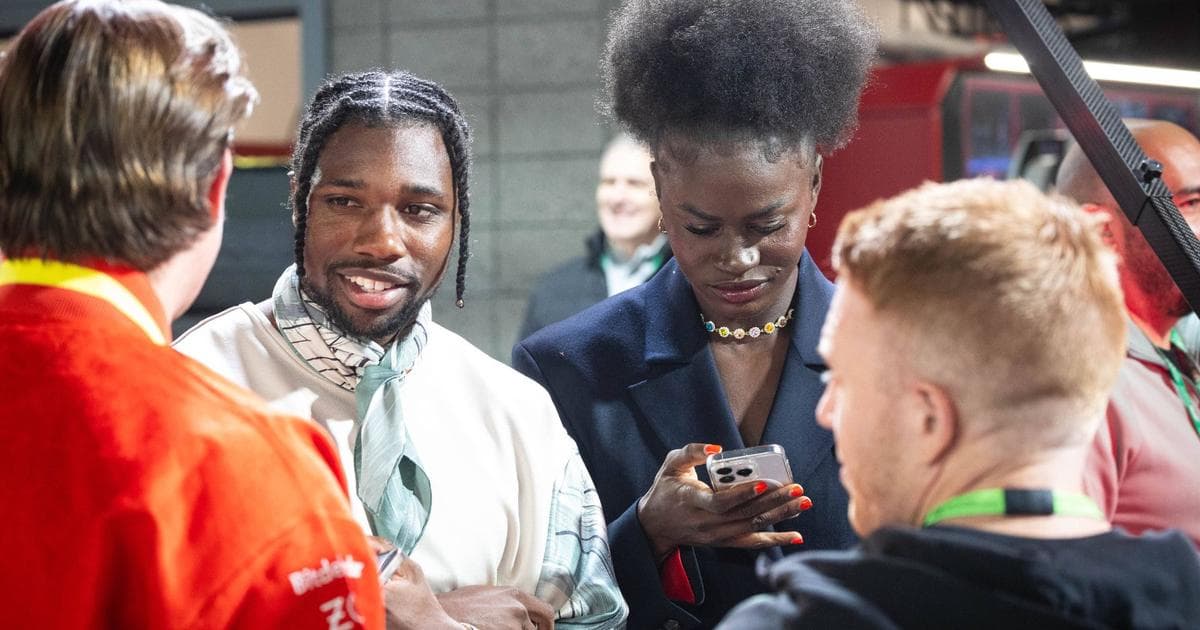 Junelle Bromfield and Noah Lyles steal the red carpet moment at ...