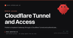 Cloudflare Tunnel and Access