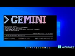 How to Install & Use Gemini CLI on Windows 11 | AI Coding Assistant (2026)
