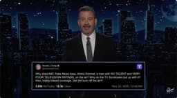 Jimmy Kimmel Criticizes Donald Trump