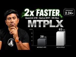 Run Qwen3.6 27B 2x Faster on M5 Max — Native MTP on Apple Silicon