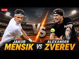 Zverev vs Mensik LIVE Prediction! | French Open 2026 Semi-Final Preview & Analysis