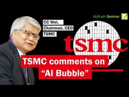TSMC CEO comments on AI bubble