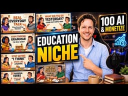 Create Unlimited AI Videos for an Education Channel Using Free AI Tools | Earn $5K/Month