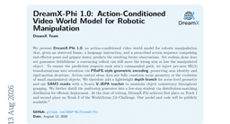 DreamX-Phi 1.0: Action-Conditioned Video World Model for Robotic Manipulation