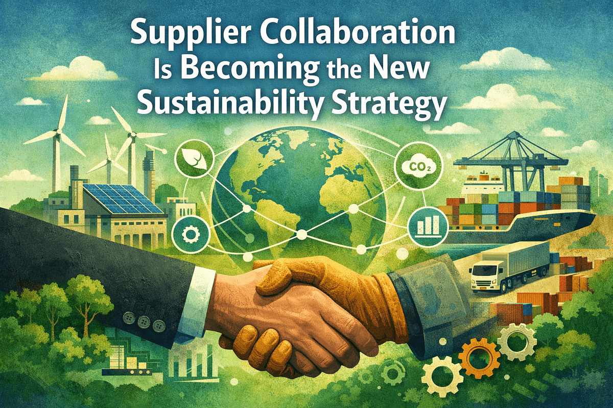 Supplier Collaboration Is Becoming the New Sustainability Strategy | by Anandv | Mar, 2026 | Medium