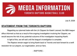 @TheSteinLine: The Clippers acknowledge that “the (Kawhi) investigation is ongoing” but add that “we expect the tra...