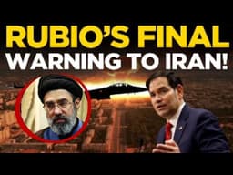 BREAKING NEWS LIVE: Marco Rubio Sends Stark Warning to Iran | US-Iran Tensions | khamenei In Shock