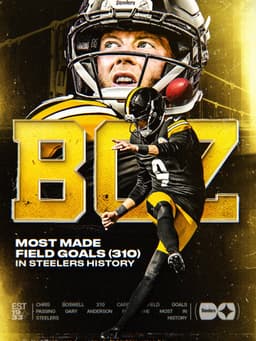 @steelers: MOST FIELD GOALS MADE IN STEELERS HISTORY‼️

📝: https://t.co/1uJVO8GWn0 https://t.co/wWbqeJVHHq