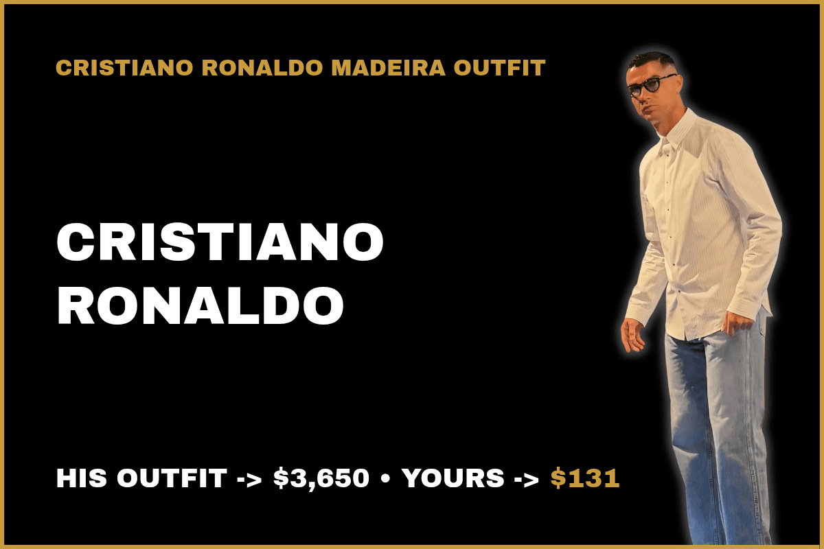 Cristiano Ronaldo Outfit in Portugal: Get the Look for $131