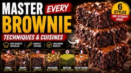 I Mastered Every Brownie Style — Fudgy, Chewy & Gourmet!🥞🥮🍰🥧🧁@globalchefacademy007 