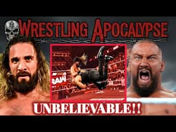 BRON BREAKKER ON A RAMPAFE AFTER DOING THIS SHOCKING THING TO SETH ROLLINS ON MONDAY NIGHT RAW TV