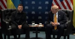 Donald Trump meets with Zelensky at NATO summit