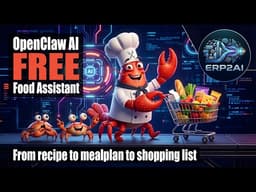 Orchestrate skills & teach process - OpenClaw AI FREE Food Assistant 5/5