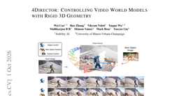 4Director: Controlling Video World Models with Rigid 3D Geometry