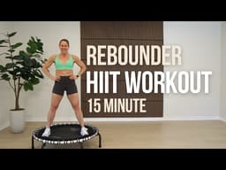 15-Min Rebounder HIIT Workout for Women 40+ | Boost VO2 Max + Maintain Muscle (No Repeats)