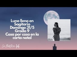 Luna llena en Sagitario- 31/5-Casa por casa en la carta natal