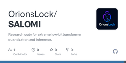 Salomi, a research repo on extreme low-bit transformer quantization