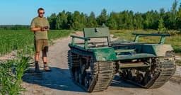 Ukraine Arms Maker Warns Cheap Robots Could Upend Tank Warfare in Long Conflicts