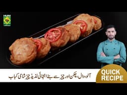 Cheese Shami Kabab | Cheesy Aur Juicy Shami Kabab Recipe | Chef Saad Butt | Masala TV
